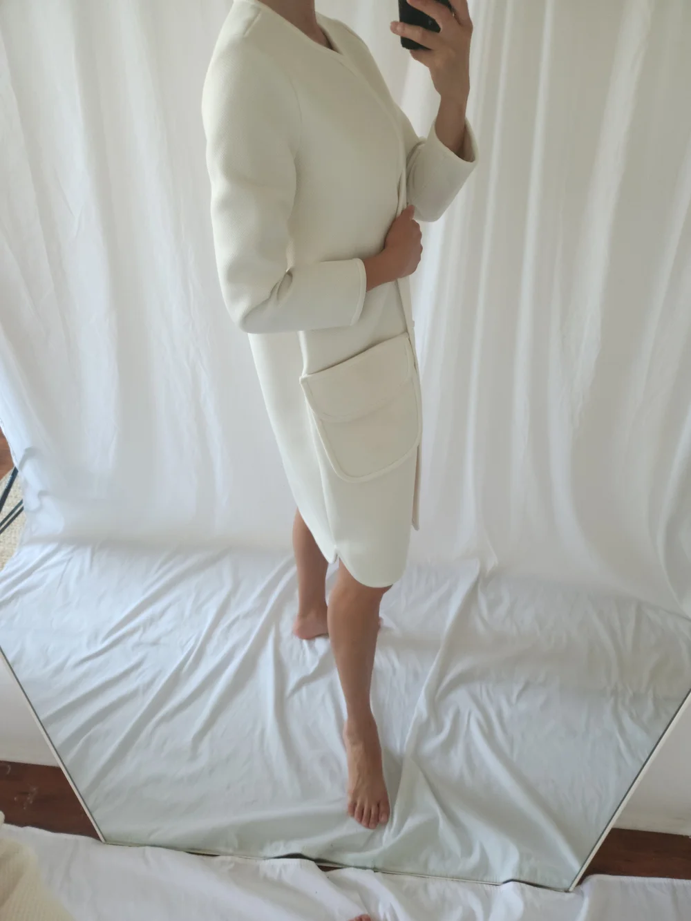 Cynthia Rowley minimalist cream